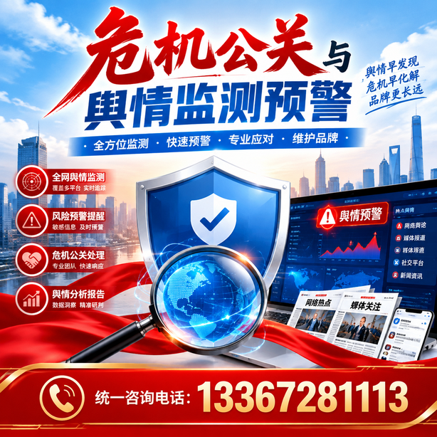 中卫危机公关与舆情监测预警